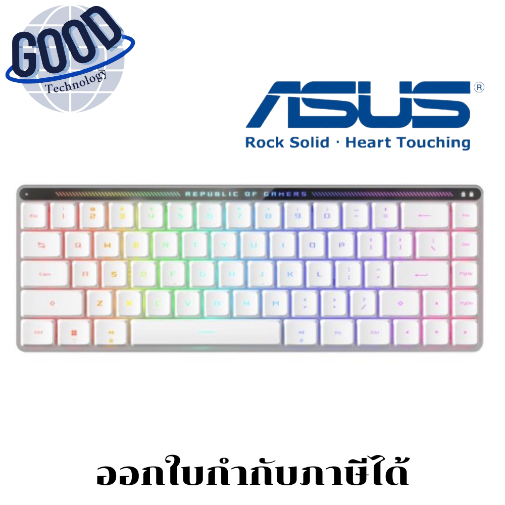 ASUS คีย์บอร์ด  รุ่น M603 FALCHION RX LP/RLBL/TH//KB,ROG RX OPTICAL (90MP03ED-BKLA10)