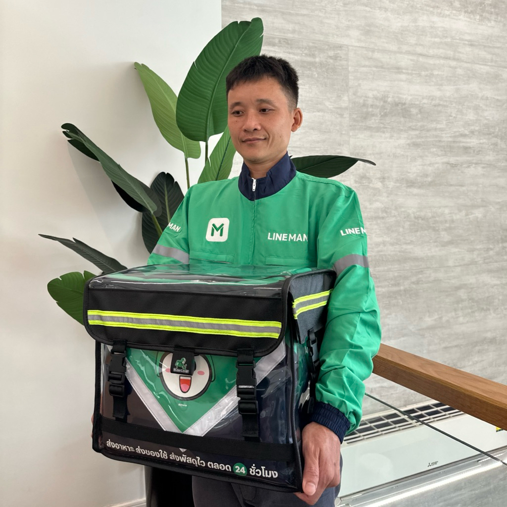 เคสใสคลุมกล่องไรเดอร์ GRAB/LINEMAN/LALAMOVE/SHOPEE (0.9 มม. หนาพิเศษ) กันUV☀️ กันฝน💦 ช่วยยืดอายุการใช้งานกล่อง พร้อมส่ง🚛 - รูปที่ 4