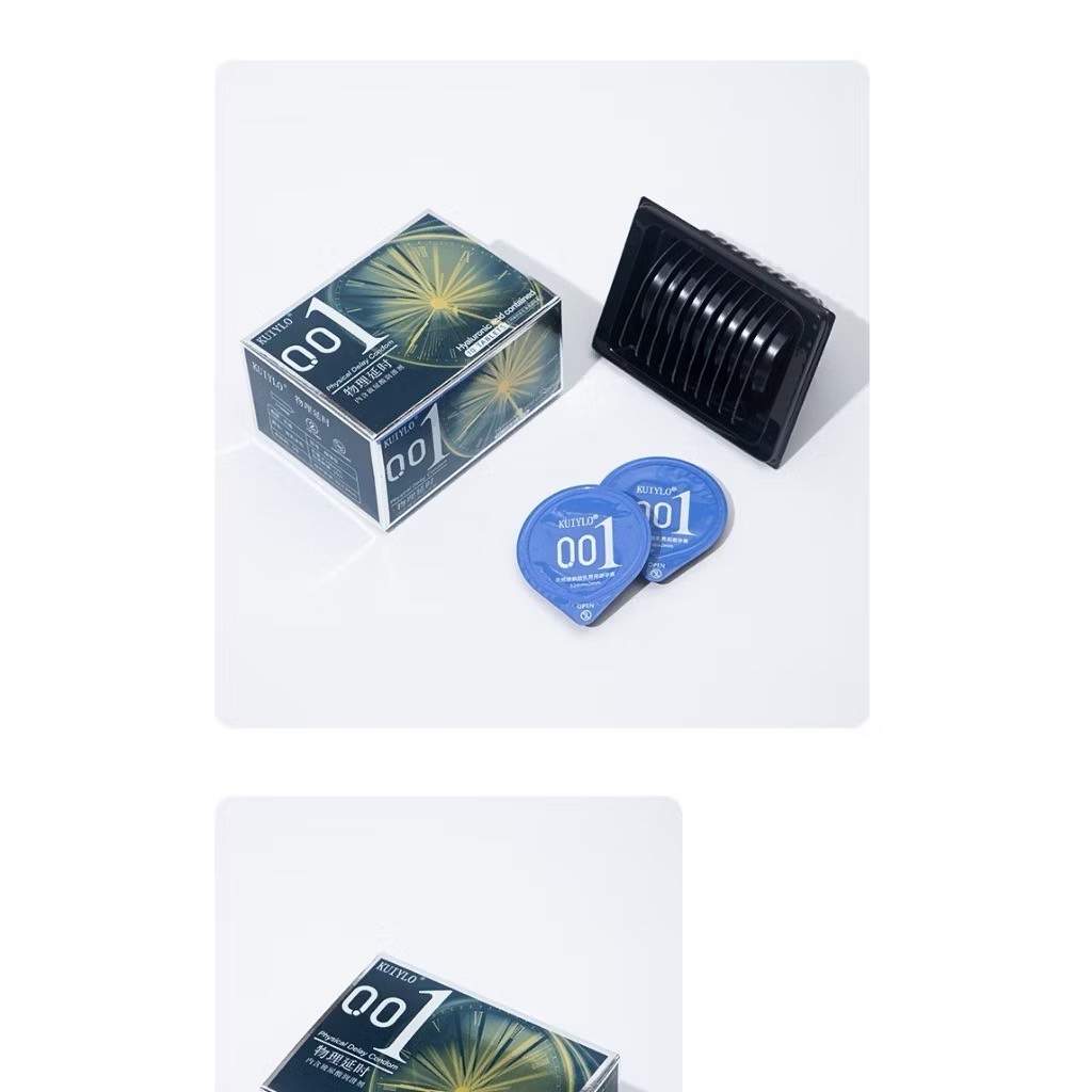 ถุงยางอนามัย KUIYLO (10ชิ้น/1กล่อง) แบบบาง ขนาด 0.01 มิล รูปที่ 6