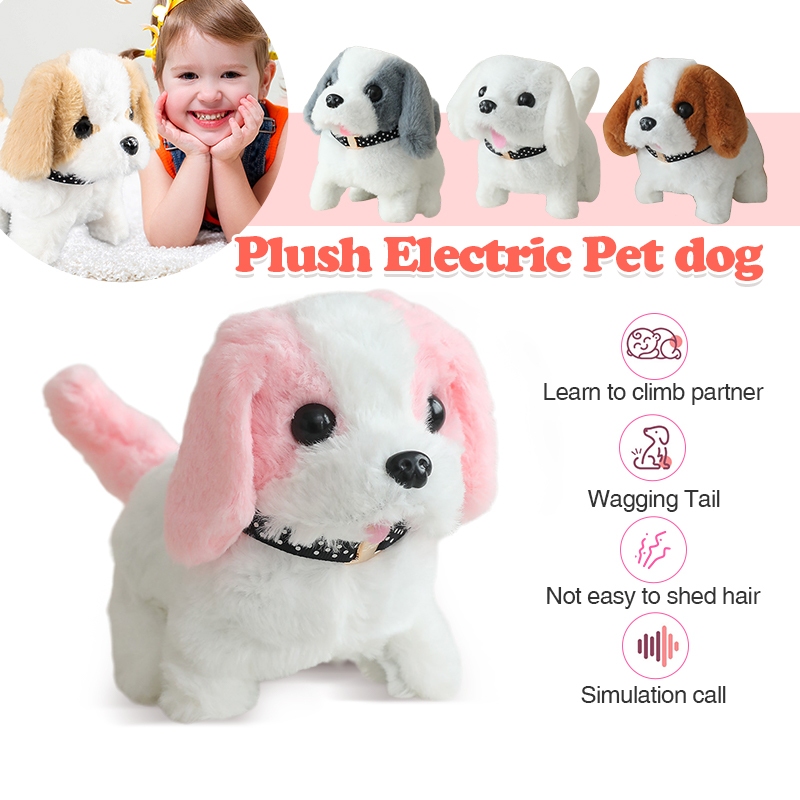 🐶ของเล่น ตุ๊กตาสุนัข น้องหมา เดินได้ มีเสียง สมจริง ของเล่นเด็ก ตุ๊กตาสุนัข ลูกสุนัขไฟฟ้า