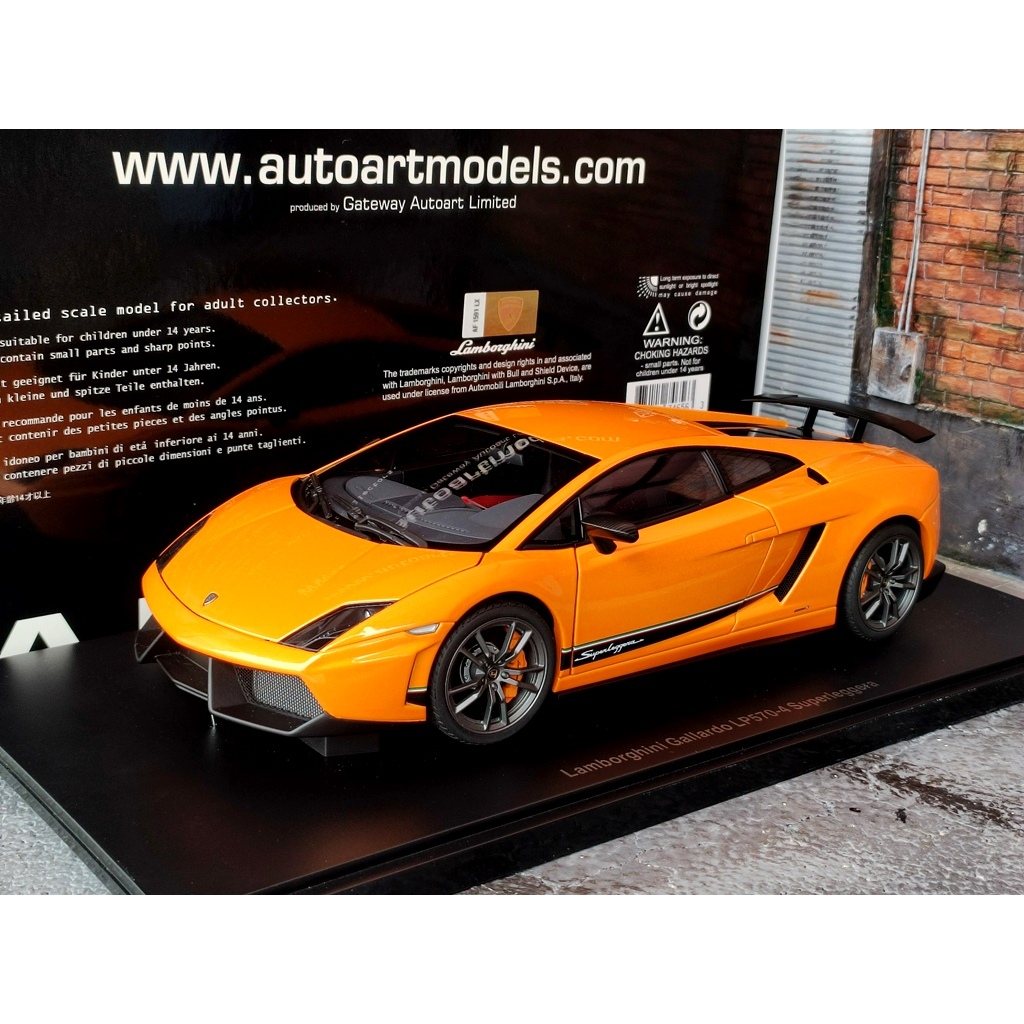 โมเดลรถLamborghiniGallardo LP570-4 Superleggera 1/18 มือสอง โมเดลรถ autoart โมเดลรถGallardo LP570-1: