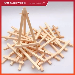 MW ขาตั้งไม้ สำหรับวาดรูป วางกรอบรูป วางแท็บเล็ต วางipad หรือ ตกแต่งห้อง Wooden Easel 18*24/20*30 cm