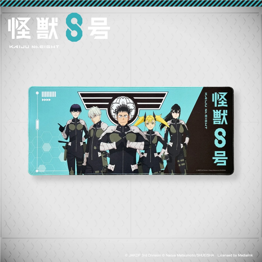 Kaiju No. 8 แผ่นรองเมาส์ลายหน่วยที่ 3