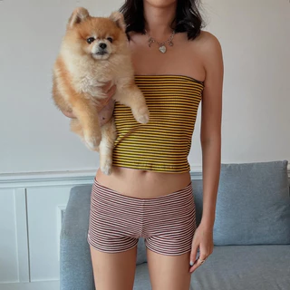Browny shorts 233.- 🤎 Honey bee top 253.-💛