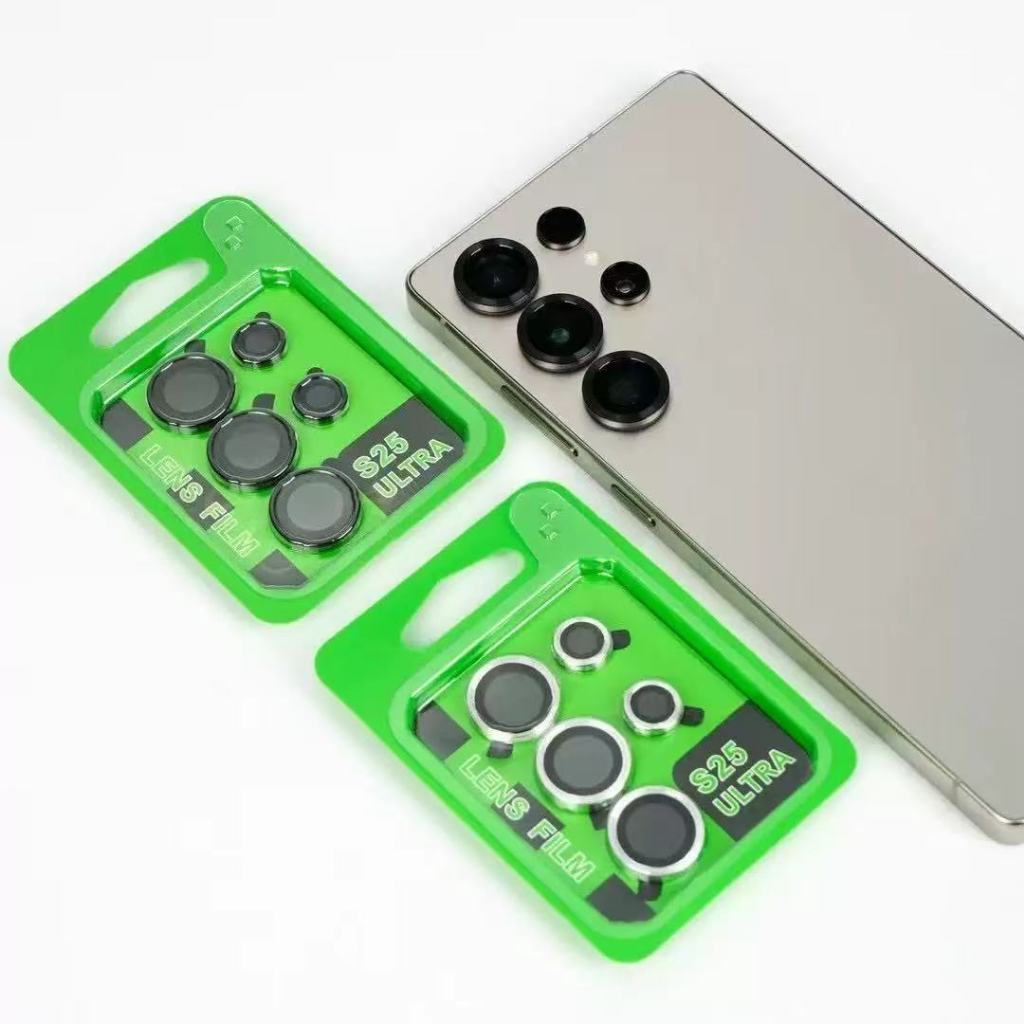 cxshop ฟิล์มเลนส์กล้องแบบใหม่ แบบมีบล๊อก (ได้เป็นชุดตามเลนส์กล้อง) ติดง่าย แค่วาง สำหรับ SAMSUNG S24ultra S24plus S24 S2