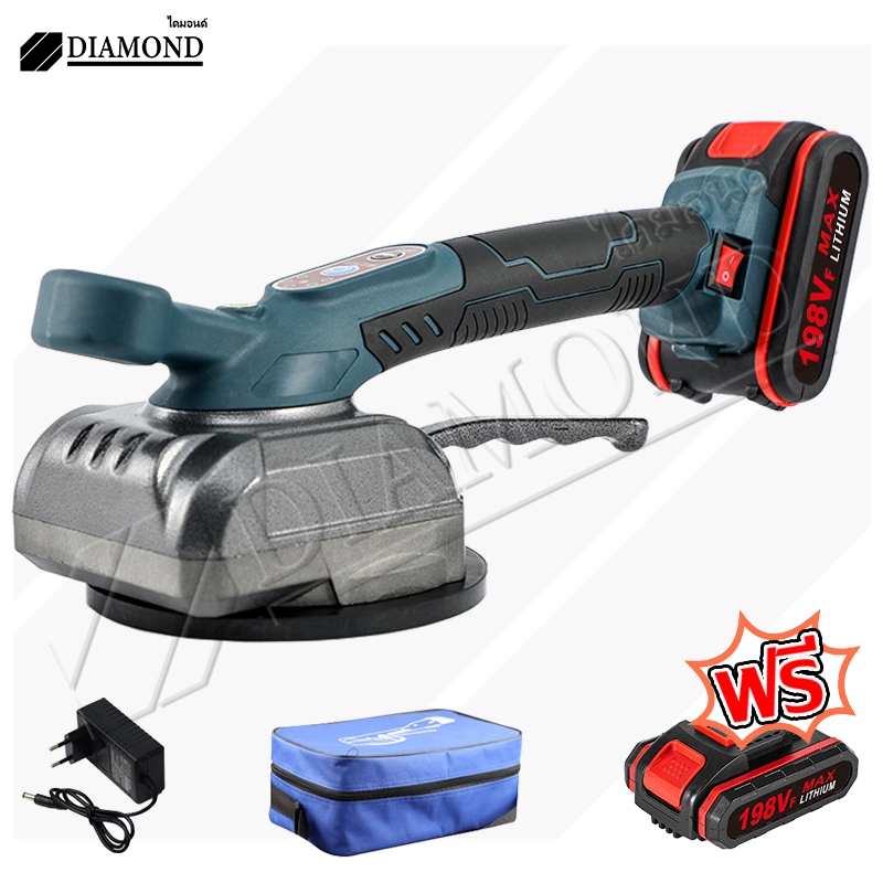 Diamond เครื่องวางกระเบื้อง12/21V 5ปรับความเร็ว ไร้สาย ระบบดูดและสั่น วินาทีในการปู ประหยัดแรงงาน - รูปที่ 7