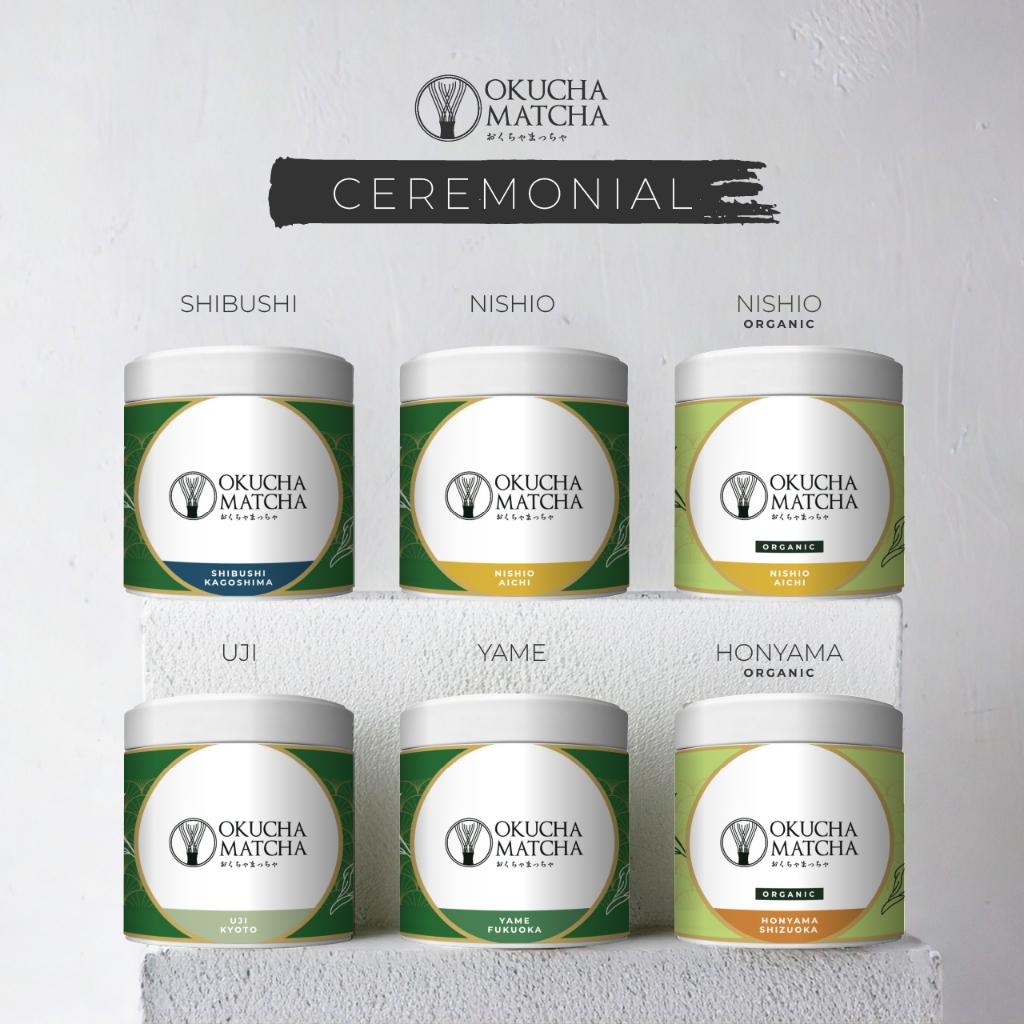 OKUCHA MATCHA  Ceremonial (30g) มัทฉะเกรดพิธี นำเข้าจากญี่ปุ่น