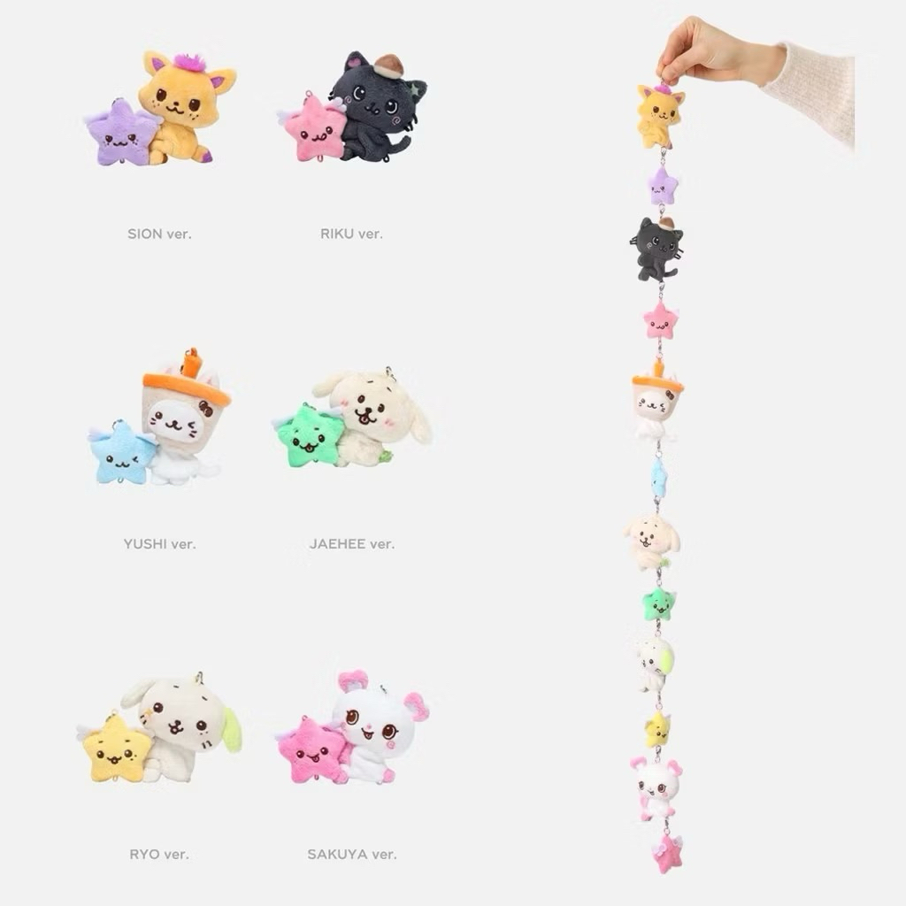 พร้อมส่ง 2025 NCT WISH ASIA TOUR LOG in SEOUL MD - FANLIGHT MINI DOLL KEY RING