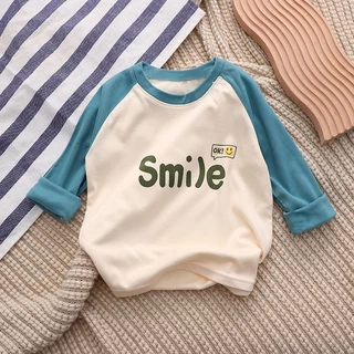พร้อมส่งจากไทย เสื้อเด็กแขนยาว ผ้าเนื้อดี ราคาถูก รับประกันผ้านุ่ม มีไซส์สำหรับเด็ก 0-6 ขวบ #T20201