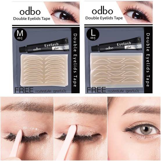 Odbo Double Eyelids Tape OD848 สติกเกอร์ตาข่าย ติดตา 2 ชั้น มี48 คู๋)บางเบา เป็นธรรมชาติติดง่าย