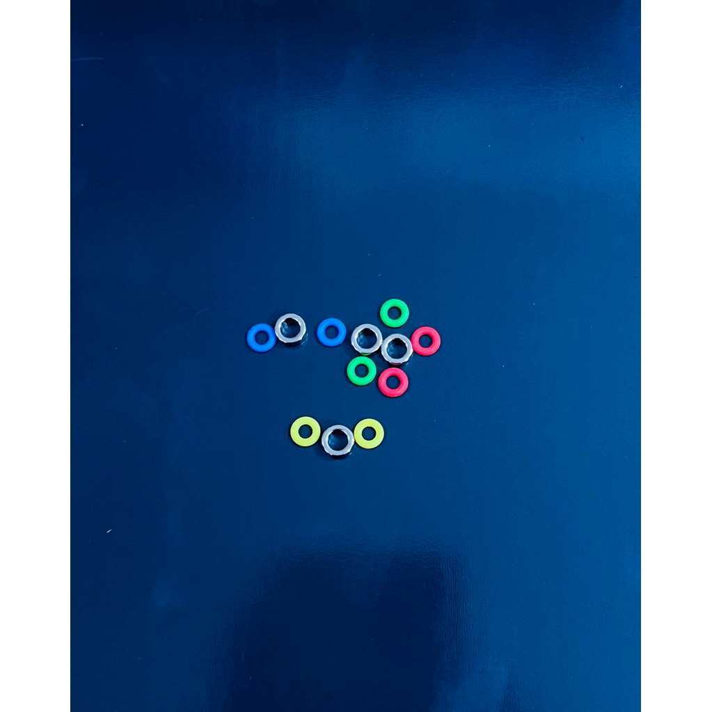 แม่เหล็กเพิ่มแรงดูดน็อต แถมยางกันแม่เหล็กร่วงหาย คละสี