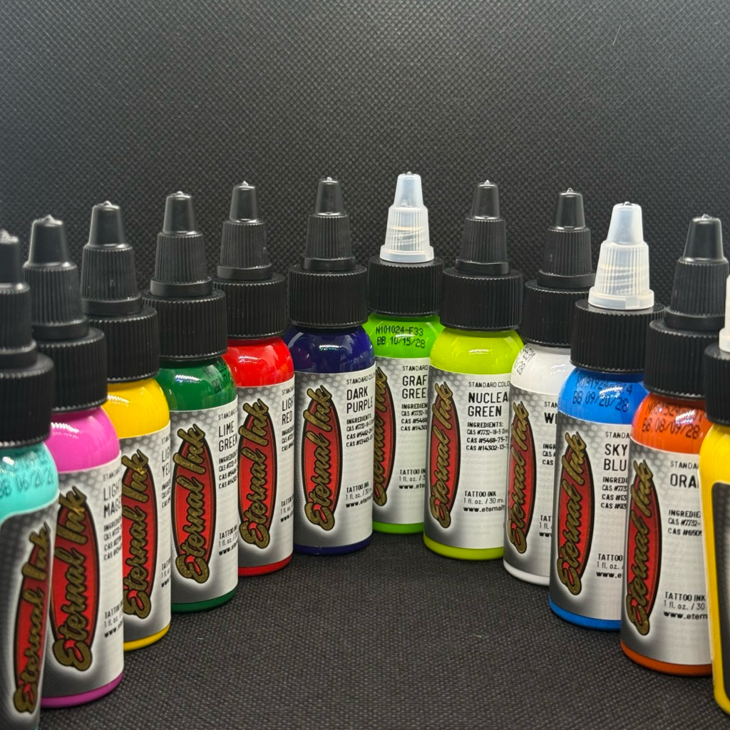 สีสัก Eternal ink Made in USA แท้ ขนาด 1 ออน แท้1000000%