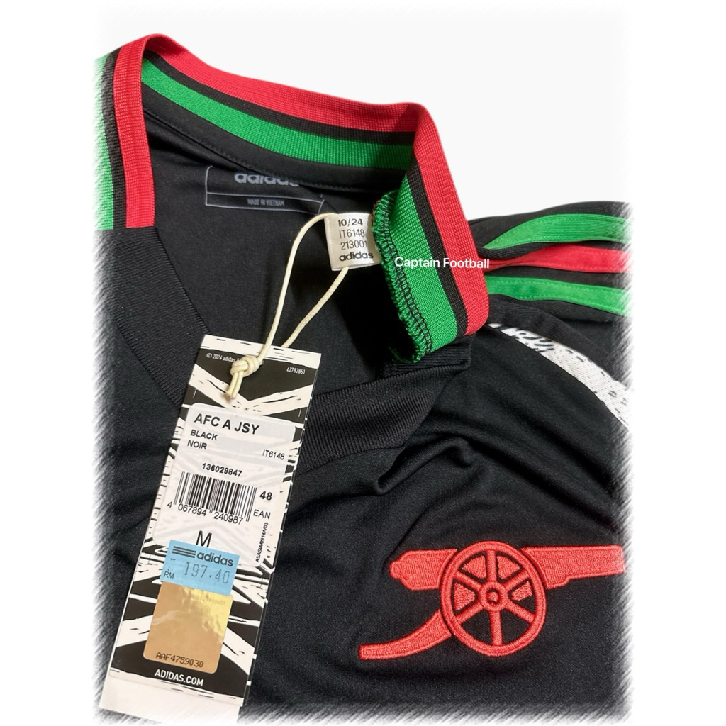 เสื้อทีมฟุตบอล Arsenal 24/25 (Away) เกรดแฟนบอล - รูปที่ 2