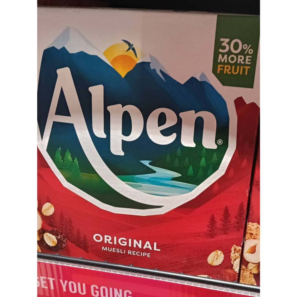 ALPEN Breakfast Muesli Cereal * 30 % MORE FRUIT * 550g