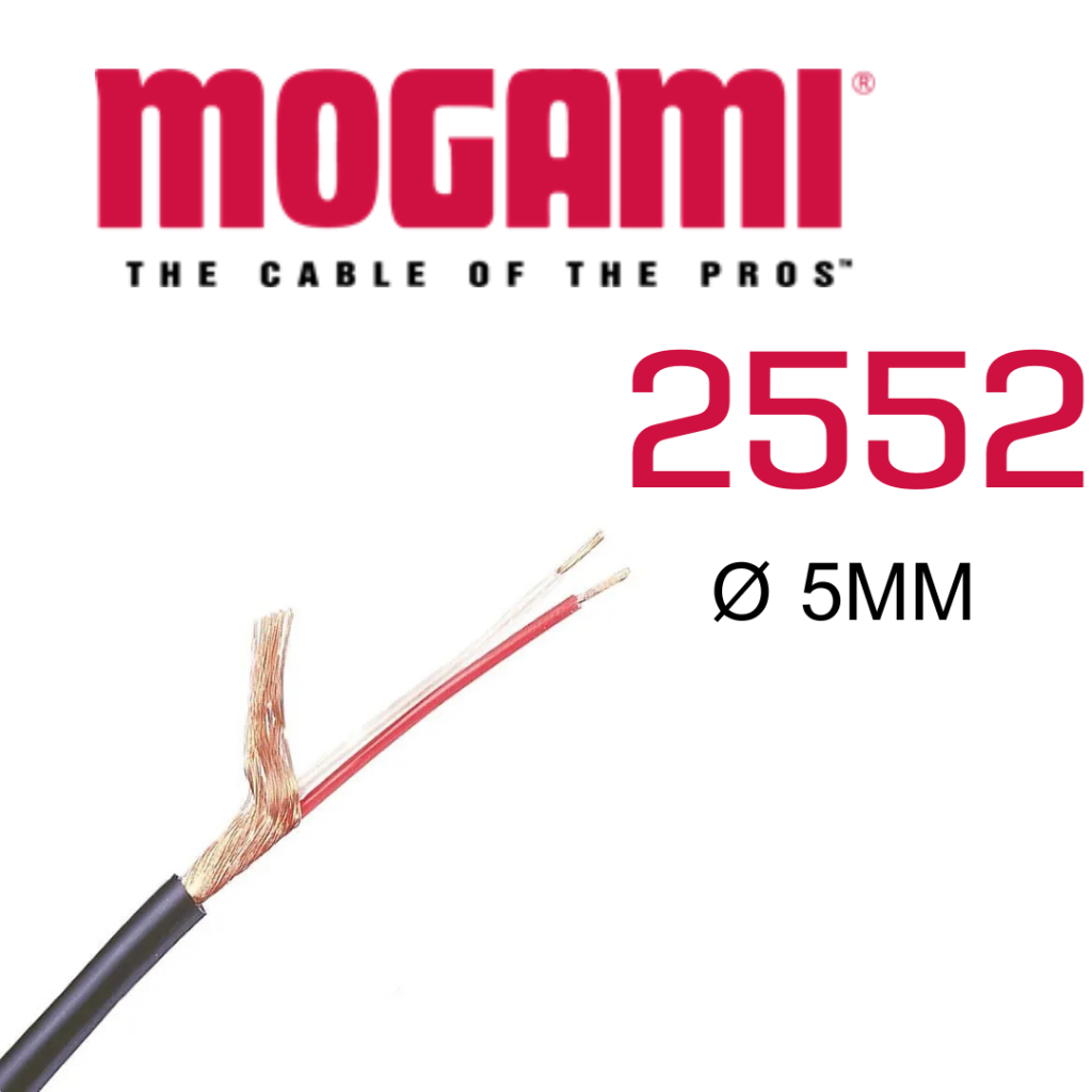 (ราคาต่อ1เมตร)Mogami 2552 สายสัญญาณXLR เส้นเล็ก