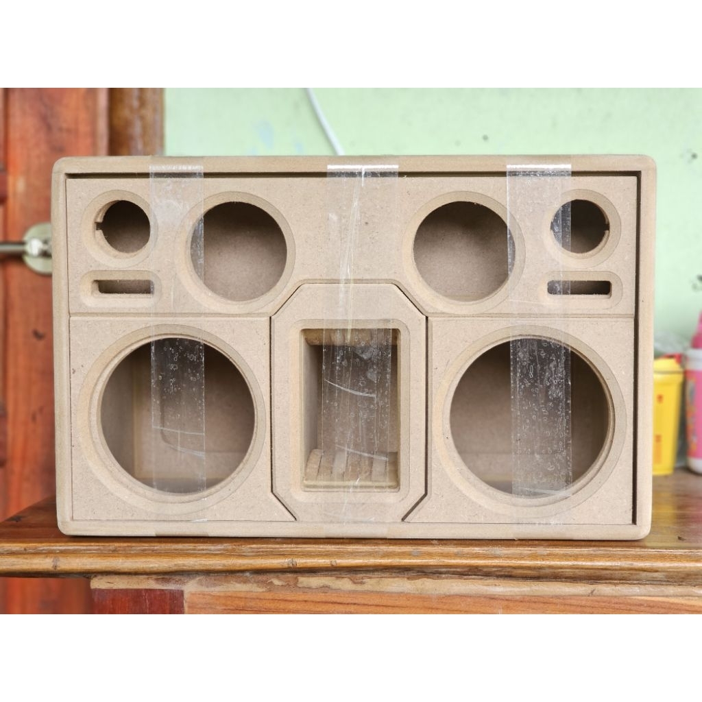 6.5 นิ้วคู่หน้าเปิด สำหรับ jbl A500 เสียงกลาง 4นิ้ว 2ดอก แหลม 3นิ้วJBL ดอก ขนาดตู้ 55cm×32cm×30 cmไม