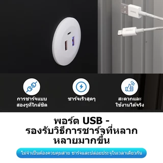 Sweven Home โต๊ะข้างเตียงอัจฉริยะ ตู้เก็บของทันสมัยเรียบง่ายมัลติฟังก์ชั่น ชาร์จไร้สาย พร้อมพอร์ตUSBไฟ3สีและลำโพงบลูทูธค