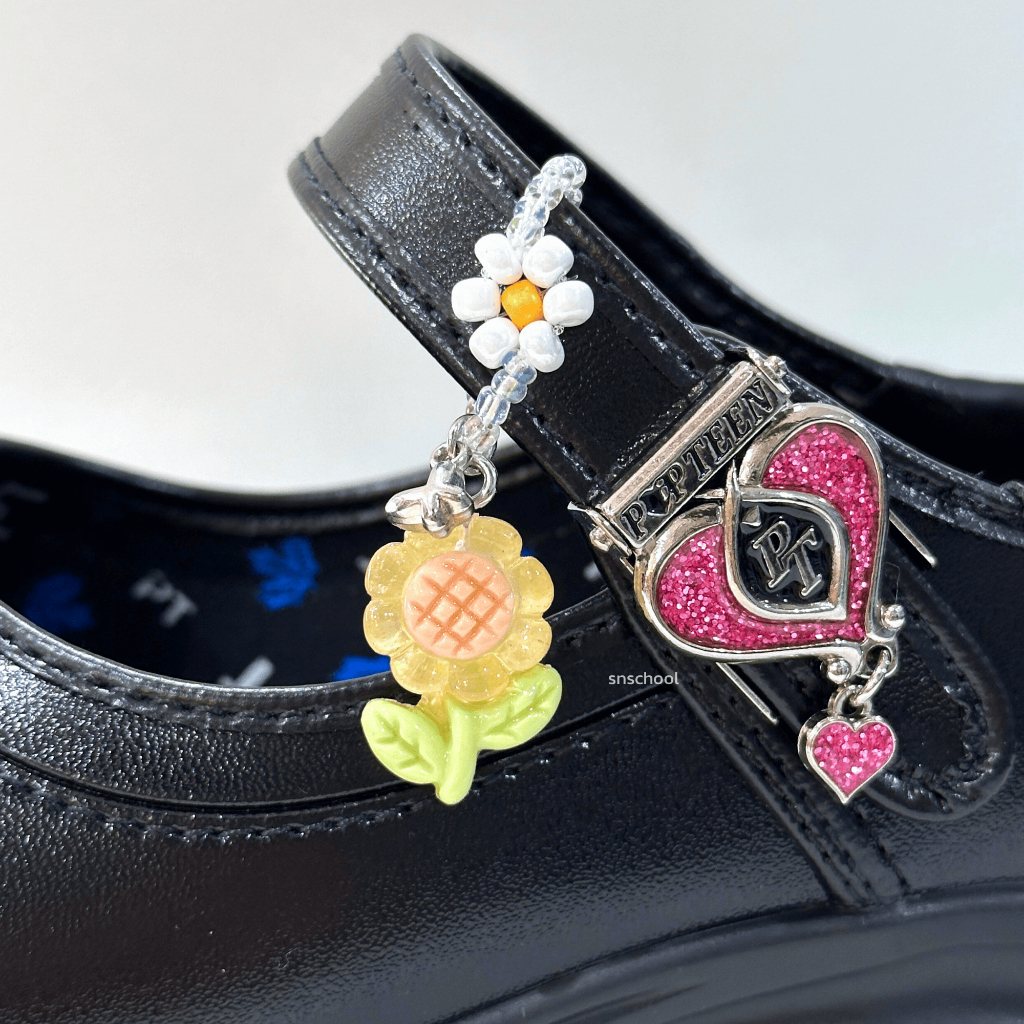 สายรัดรองเท้านักเรียน แหวนลูกปัดรองเท้า สายคล้องรองเท้า หมีเจลลี่ ลูกปัด 1 เส้น จี้ห้อยรองเท้า - รูปที่ 5