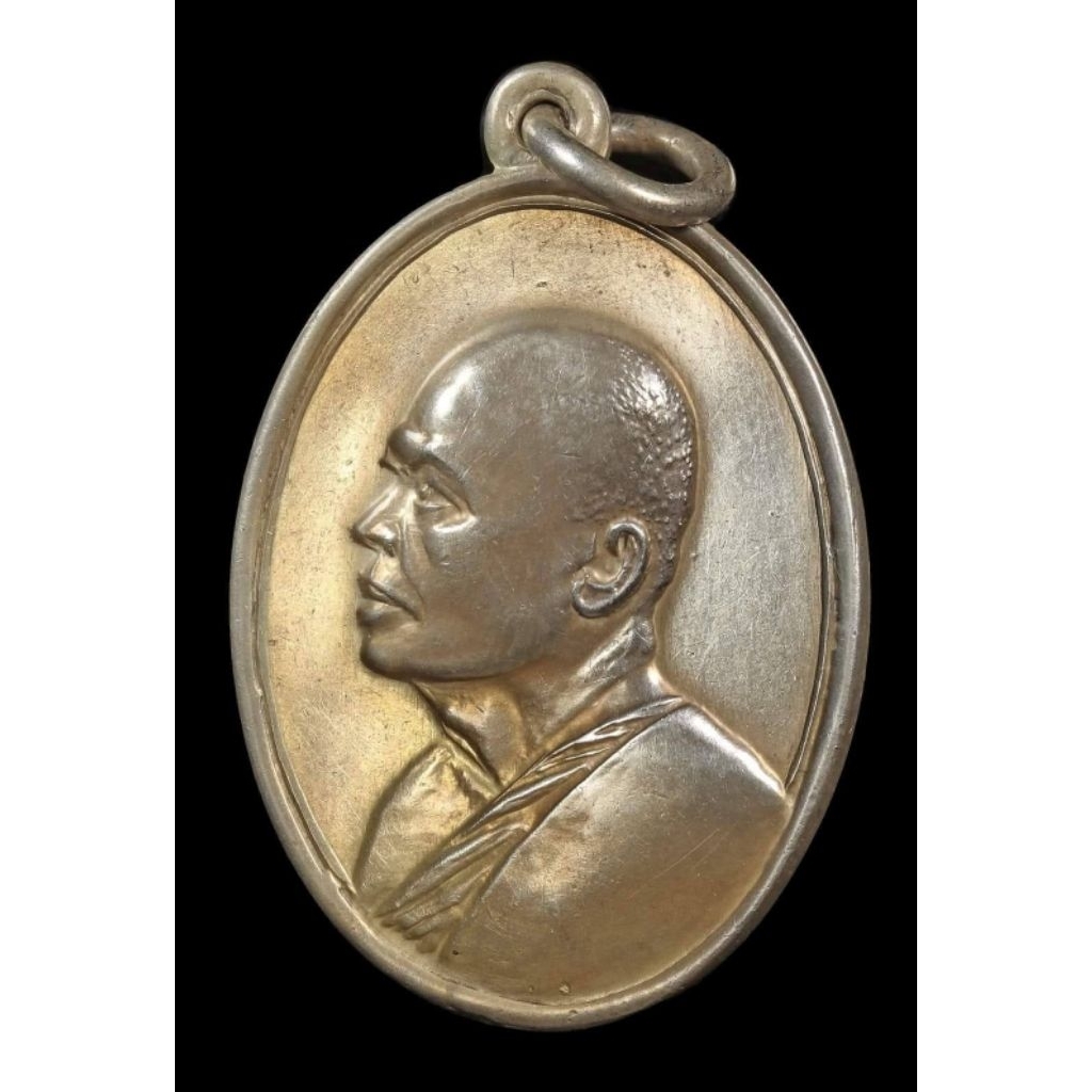 เหรียญไตรมาส รุ่นที่ 2 หรือเหรียญ M16 หลวงพ่อแพ วัดพิกุลทอง สิงห์บุรี เนื้อเงินสวยแชมป์ เหรียญ M16 น