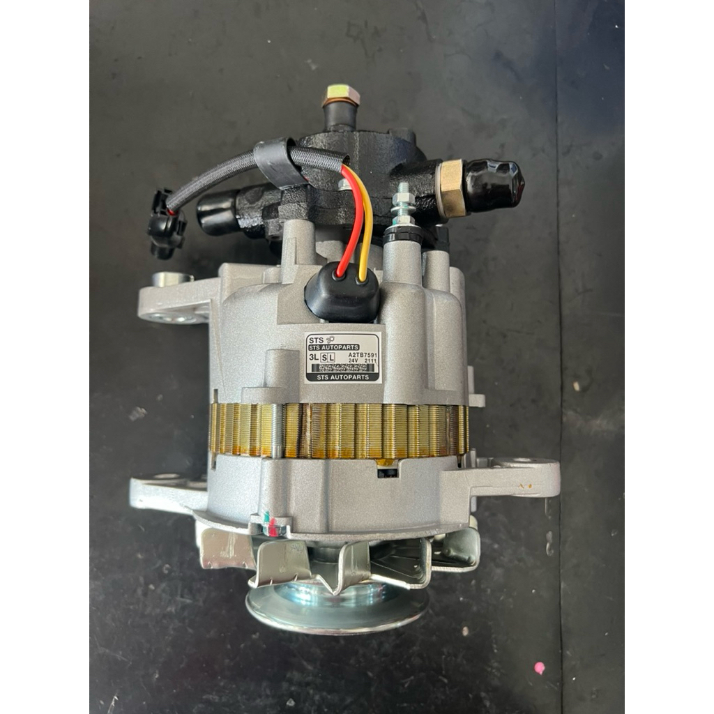 ไดชาร์จ MITSUBISHI CANTER 4D30, 4D31 มีปั้มลม 24v 50แอมป์