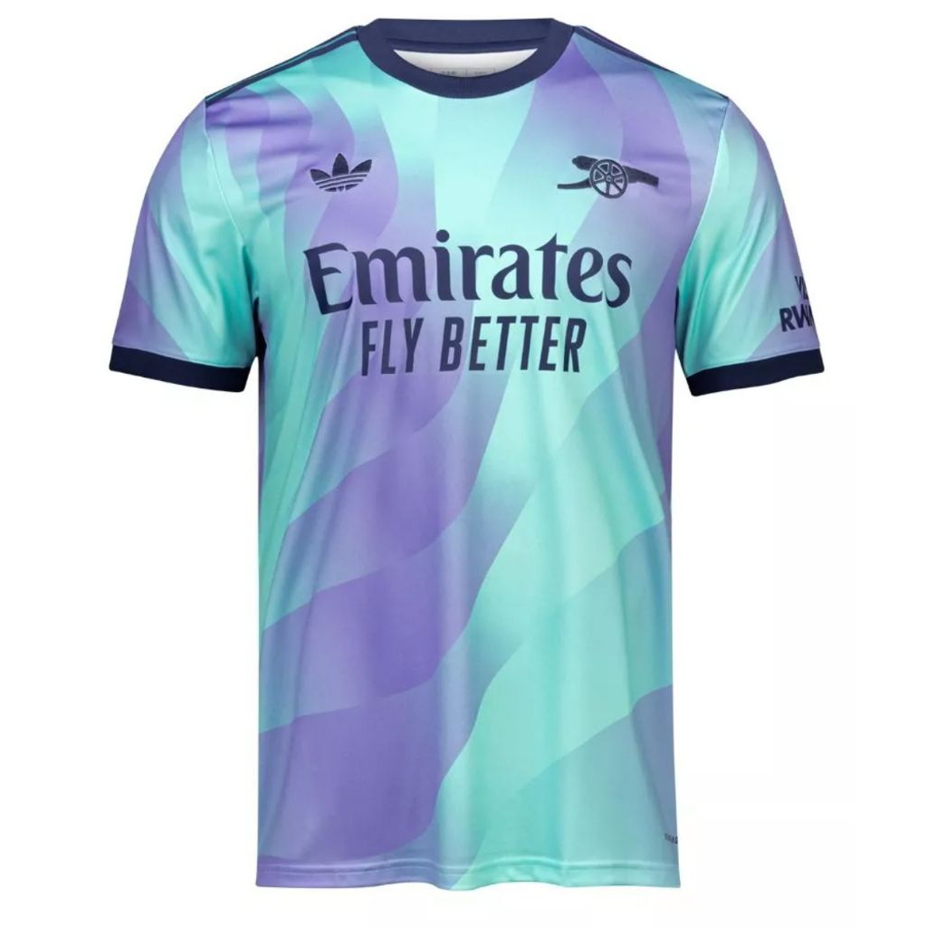 เสื้อบอลแท้ ทีมอาร์เซนอล 🔵🟣 ชุดเยือนที่ 3 ปี 2024/25 เสื้ออาร์เซนอล Arsenal