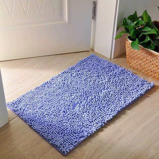 พรมเช็ดเท้านาโนตัวหนอน ดักฝุ่น/ทราย【 ขนาด 38 × 58cm.】รุ่นบาง ซับน้ำดีเยี่ยม พรมแต่งห้อง พรมเช็ดห้องน้ำ พรมปูพื้น