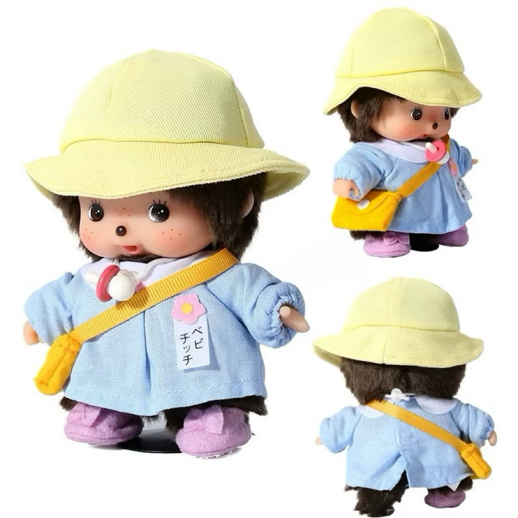 ตุ๊กตาBebechhichi ชุดนักเรียนหมวกเหลือง พร้อมส่ง ของแท้💯 (ทำพวงฟรี)
