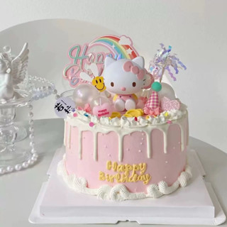 ของตกแต่งค้ก   โมเดลตุ๊กตาเฮลโลคิตตี้ โมเดลคิตตี้ โมเดลคิตตี…