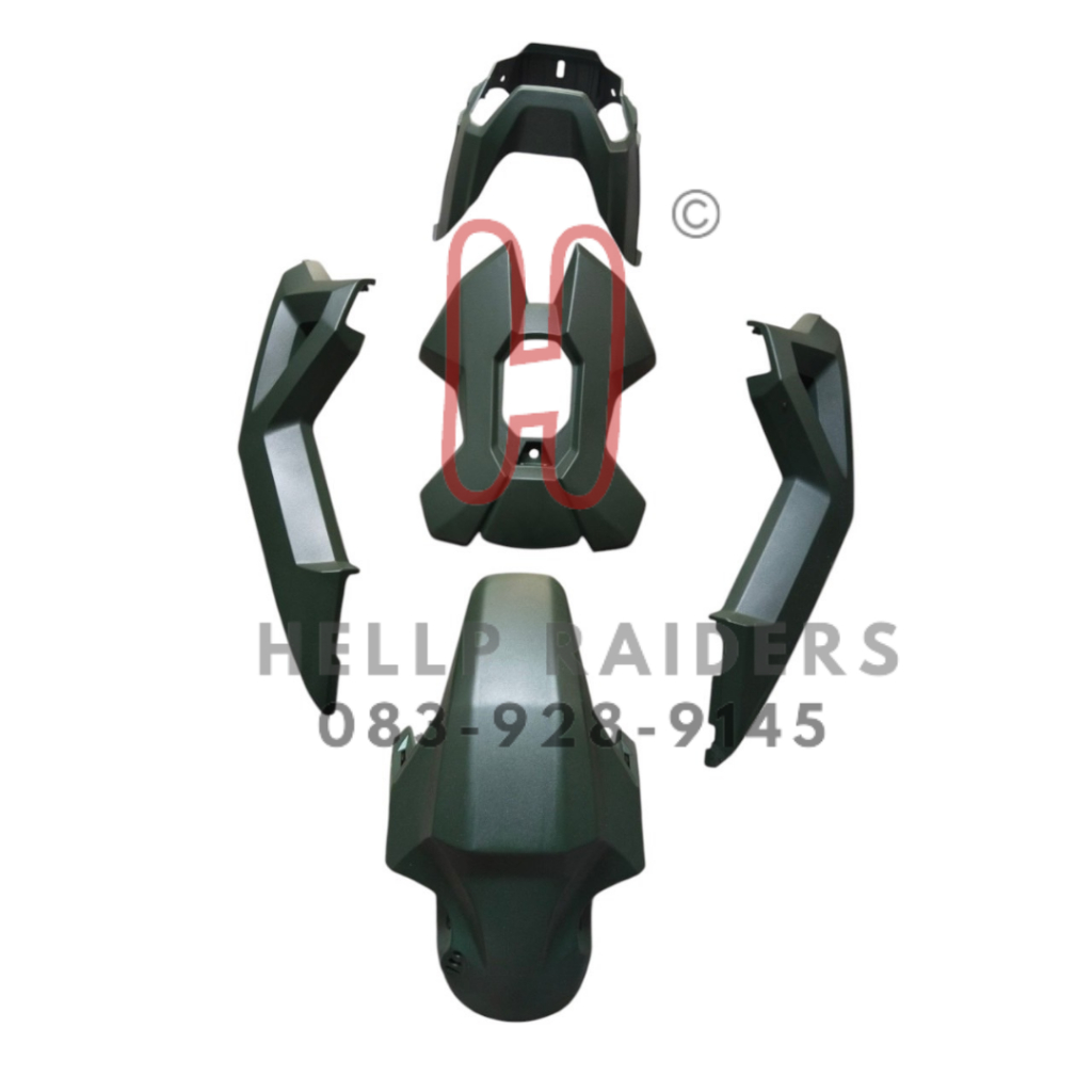 ชุดสี Zoomer x (2016)  เฟรม Zoomer  ซูมเมอร์ Zoomerx งาน ABS มีรับประกัน สีเขียวด้าน