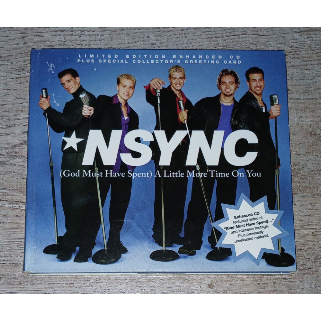 ☆NSYNC NSYNC ซีดี CD Single (God Must Have Spent) A Little More Time On You US Limited Edition