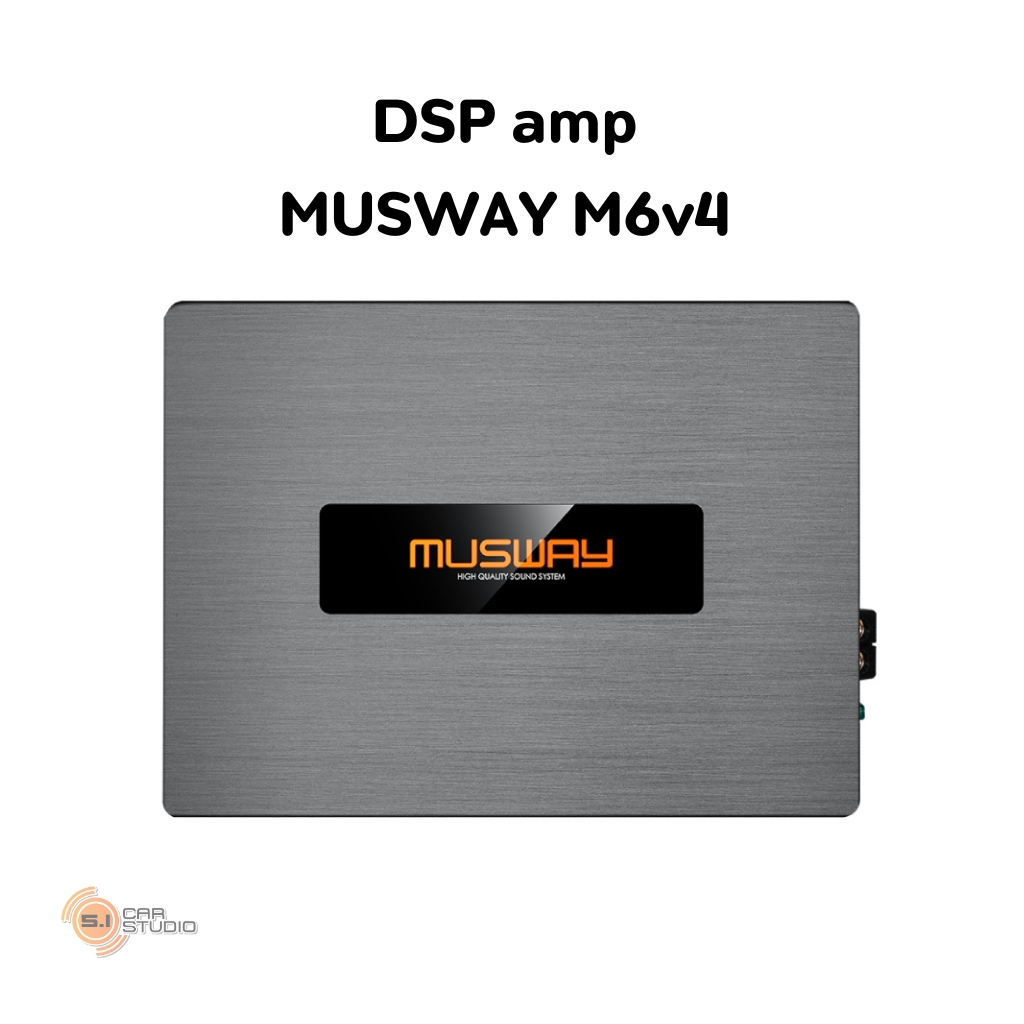DSP amp Muaway M6v4 - 6 CHANNEL CLASS D AMPLIFIER WITH 8 CHANNELL DSP  780 WATTS RMS