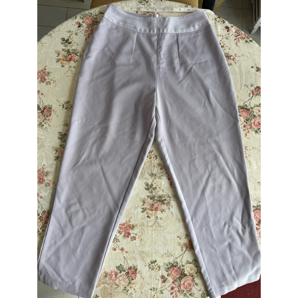 KADE.THกางเกงทำงานขายาวSize-M(มือสอง)สีเทาอ่อน