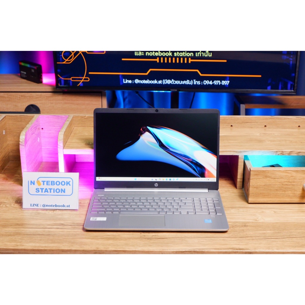 Hp 15s i3-1215U Ram8 SSD512 จอ15.6 FHD IPS สเปคทำงาน ประมวลผลไว เครื่องพร้อมใช้งาน ขายเพียง 10,800.-
