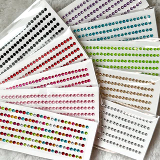 สติกเกอร์คริสตัล สติกเกอร์เพชร ขนาด 3 มิล* crystal sticker สั่งขั้นต่ำ 20 บาทไม่รวมค่าส่ง