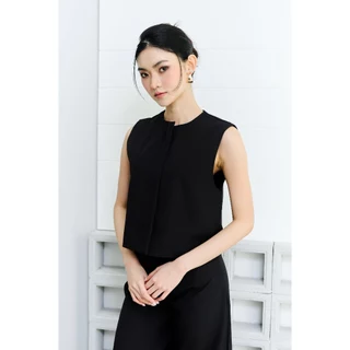 Lawyer Store | [5501285] เสื้อแขนกุดสไตล์มินิมอล เรียบหรู เสื้อแขนกุดดีไซน์เรียบง่าย ตัดเย็บพิถีพิถัน โทนสีสุภาพ