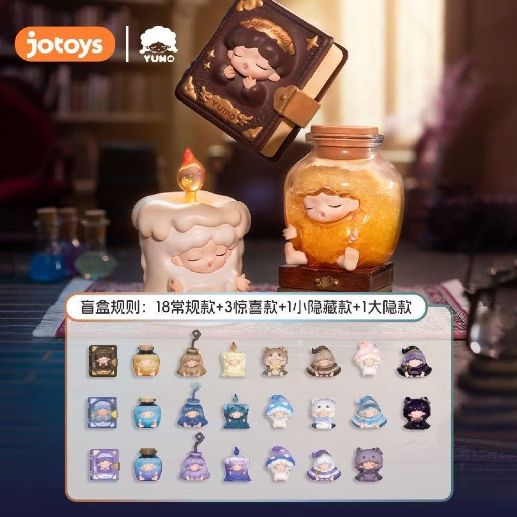 (ย159) โมเดล มินิ : YUMO Magic Manual Mini Figures Series Bilnd Box