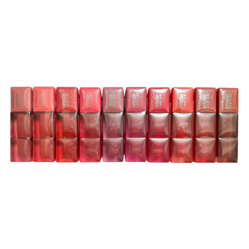 Maybelline New York Super Stay Teddy Tint 5ml เมย์เบลลีน นิวยอร์ก ลิปสติกเนื้อทินท์ สัมผัสนุ่ม