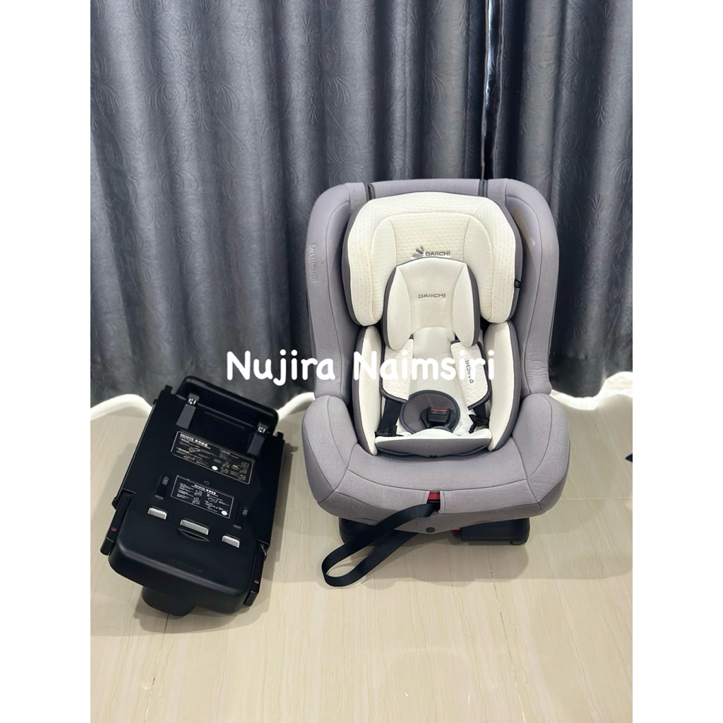 Daiichi รุ่น First 7 Plus ระบบ Isofix & belt **สินค้ามือสอง** สี : Organic Grey 2-Tone 🩶🤍สภาพ : 95%
