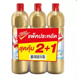 น้ำยาล้างห้องน้ำ วิกซอล รุ่นแพ็ค 2 + 1 ขนาด 900 มล.