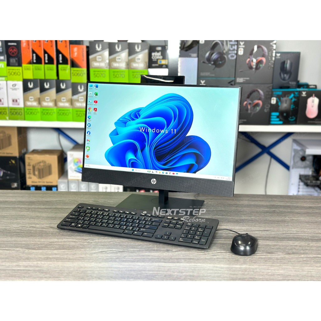 All in one HP ProOne 600 G5 Core i7 Gen9 Ram 16GB M.2 256GB การ์ดจอ Radeon 535 Display 22" มือสอง รั