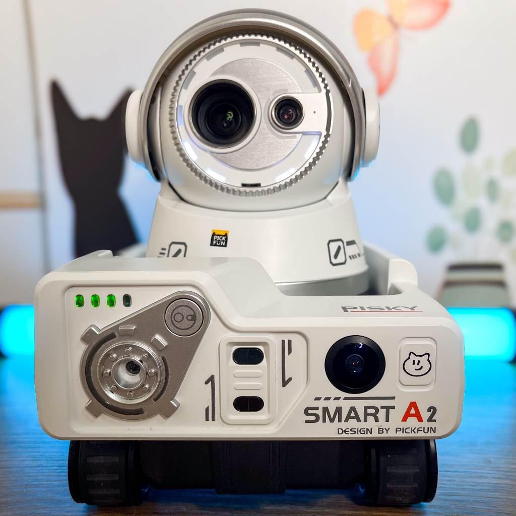 Pickfun-P2 Interactive Mobile Pet Camera กล้องสัตว์เลี้ยงเคลื่อนที่ัอัตโนมัติ