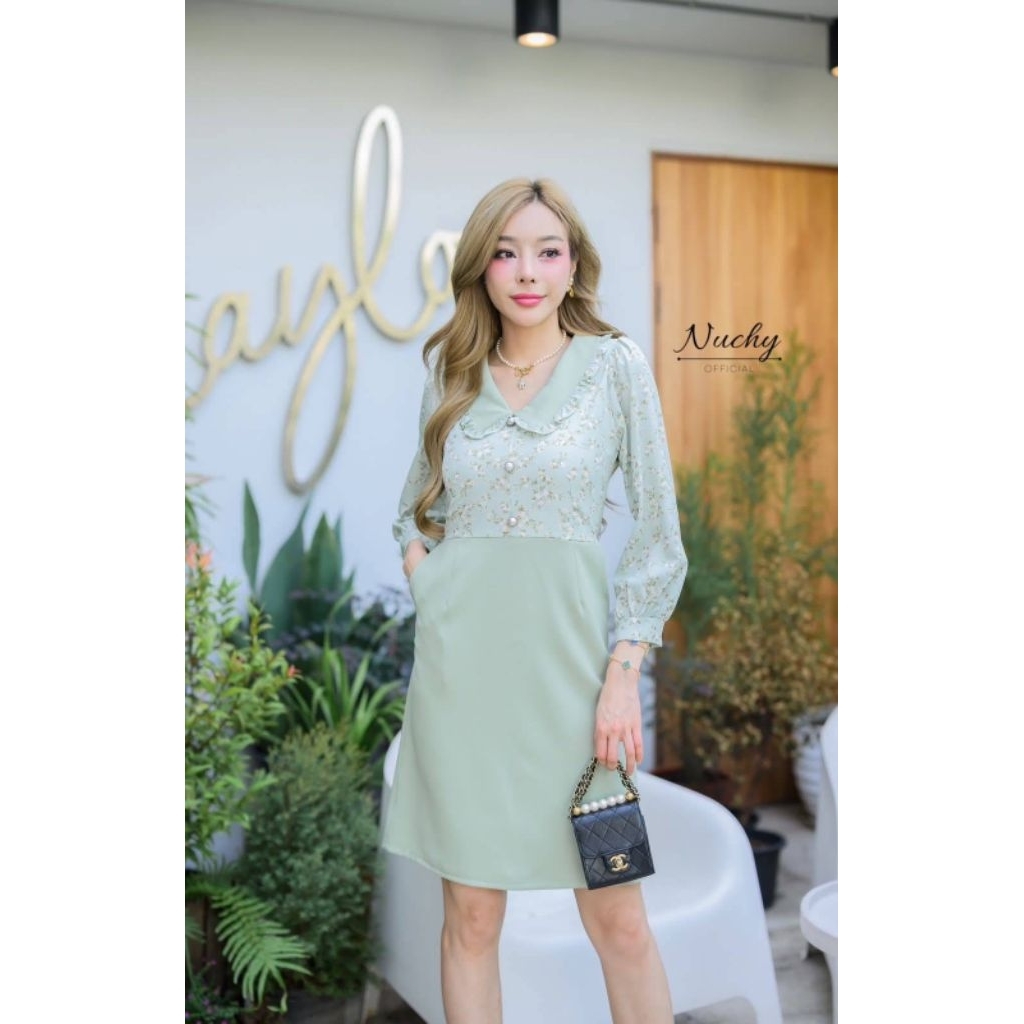 เดรส NUCHY งานพร้อมส่ง