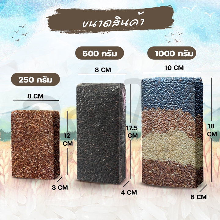 [ อรุณไรซ์ ] ข้าว กข 43 คัดพิเศษ ปลอดสาร หอมนุ่ม หุงขึ้นหม้อ ขนาด 250/500/1000 กรัม - รูปที่ 2