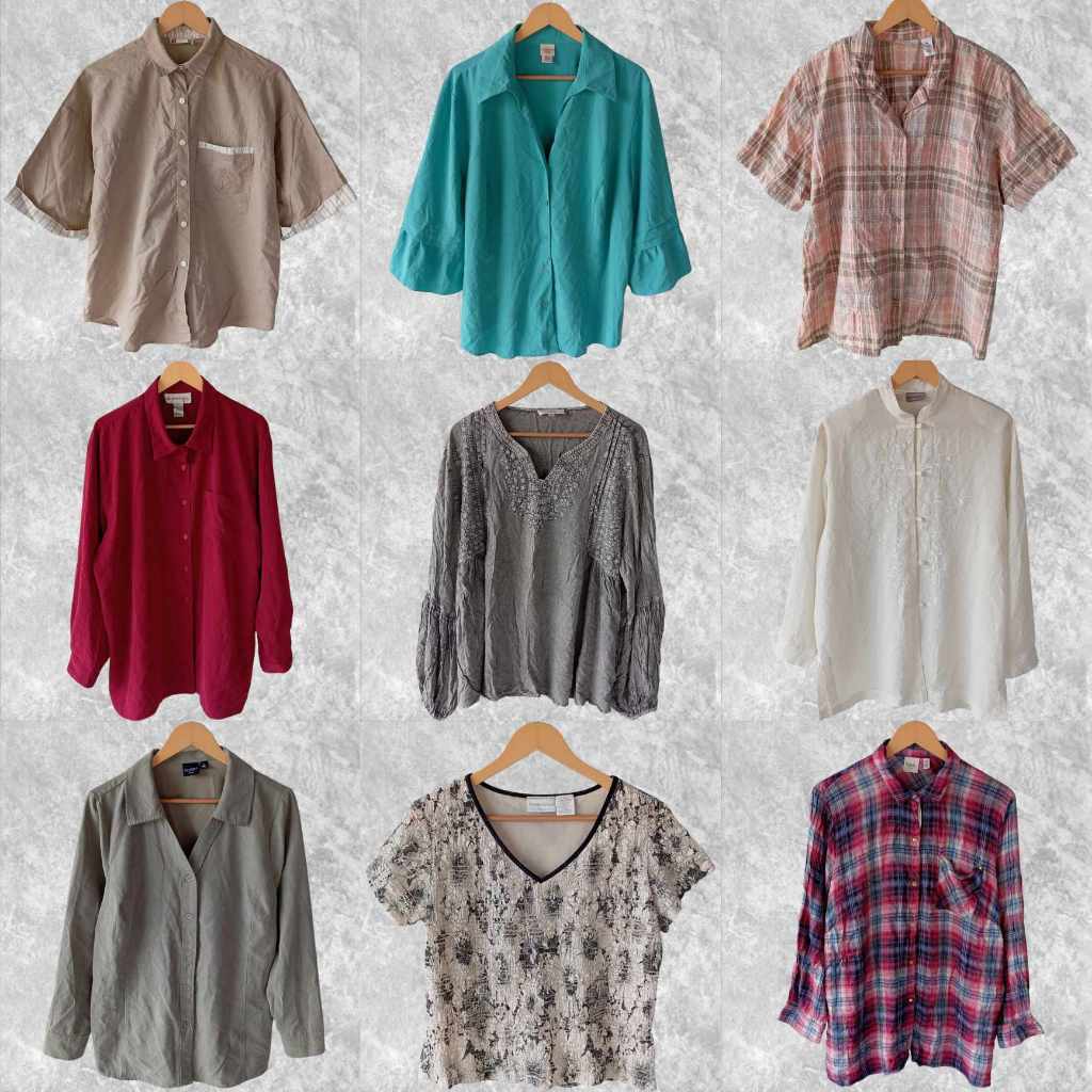 เสื้อแฟชั่นมือสอง คัดสวยๆ​ จัดส่งทุกวัน Lot EE681/730