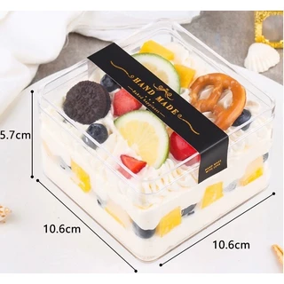 (ขายส่ง) กล่องพลาสติกใส 100 ใบ/แบบ