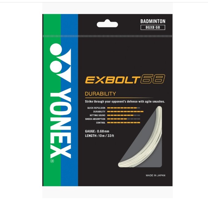 YONEX EXBOLT 68 เอ็นแบดมินตัน คละสี