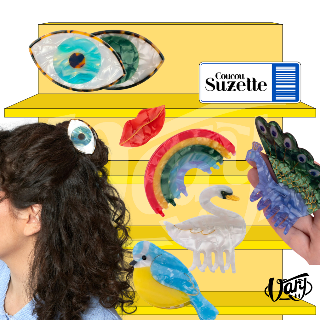 พร้อมส่ง Coucou suzette กิ๊บติดผมของแท้จากฝรั่งเศส ส่งของทุกวัน Coucousuzette Hair Claw & Hair Clip