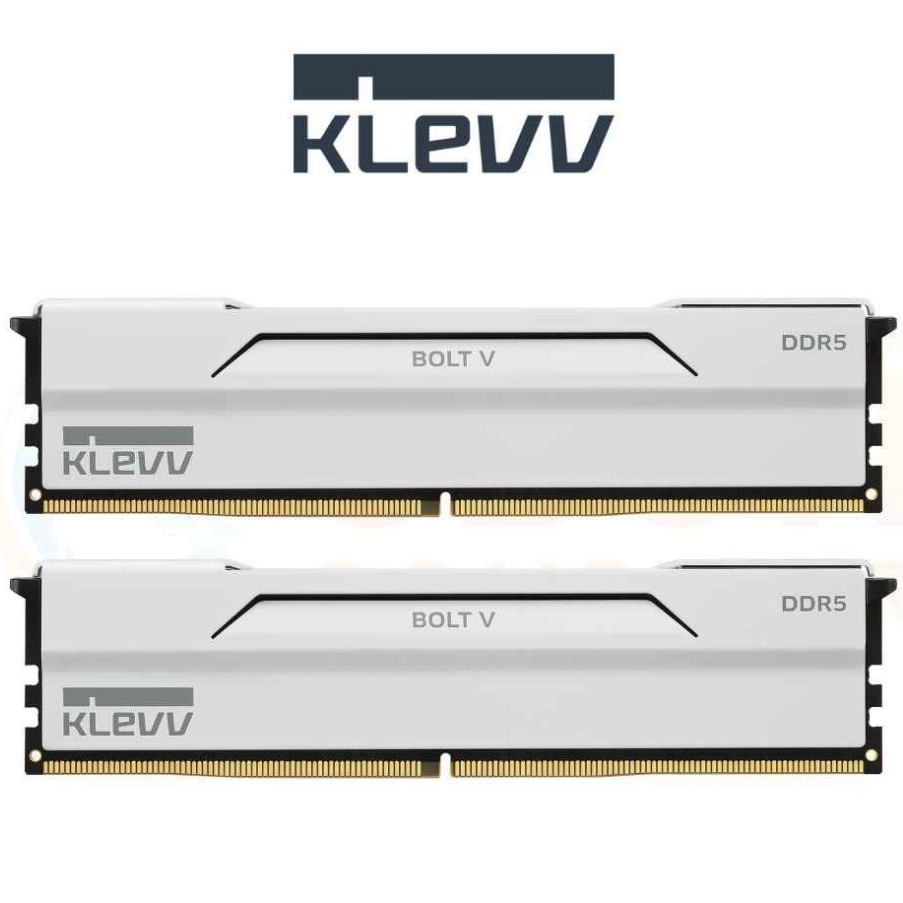 KLEVV BOLT V DDR5 GAMING OC 32GB (16x2) 6000MHz WHITE