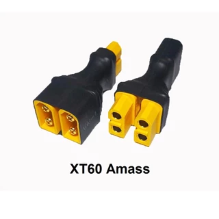 [ร้านในไทย] Parallel Connector Plugs XT60/XT90 Amass,หัวต่อสำหรับขนานแบตเตอรี่ (เพิ่มแอมป์) หรือต่อแยกอุปกรณ์ 2 ทาง
