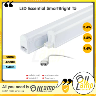 Philips LED T5 set ชุดรางแอลอีดี 3.4w 6.5w 9.6w รุ่น BN058C (แถมสายต่อให้ทุกชุด)
